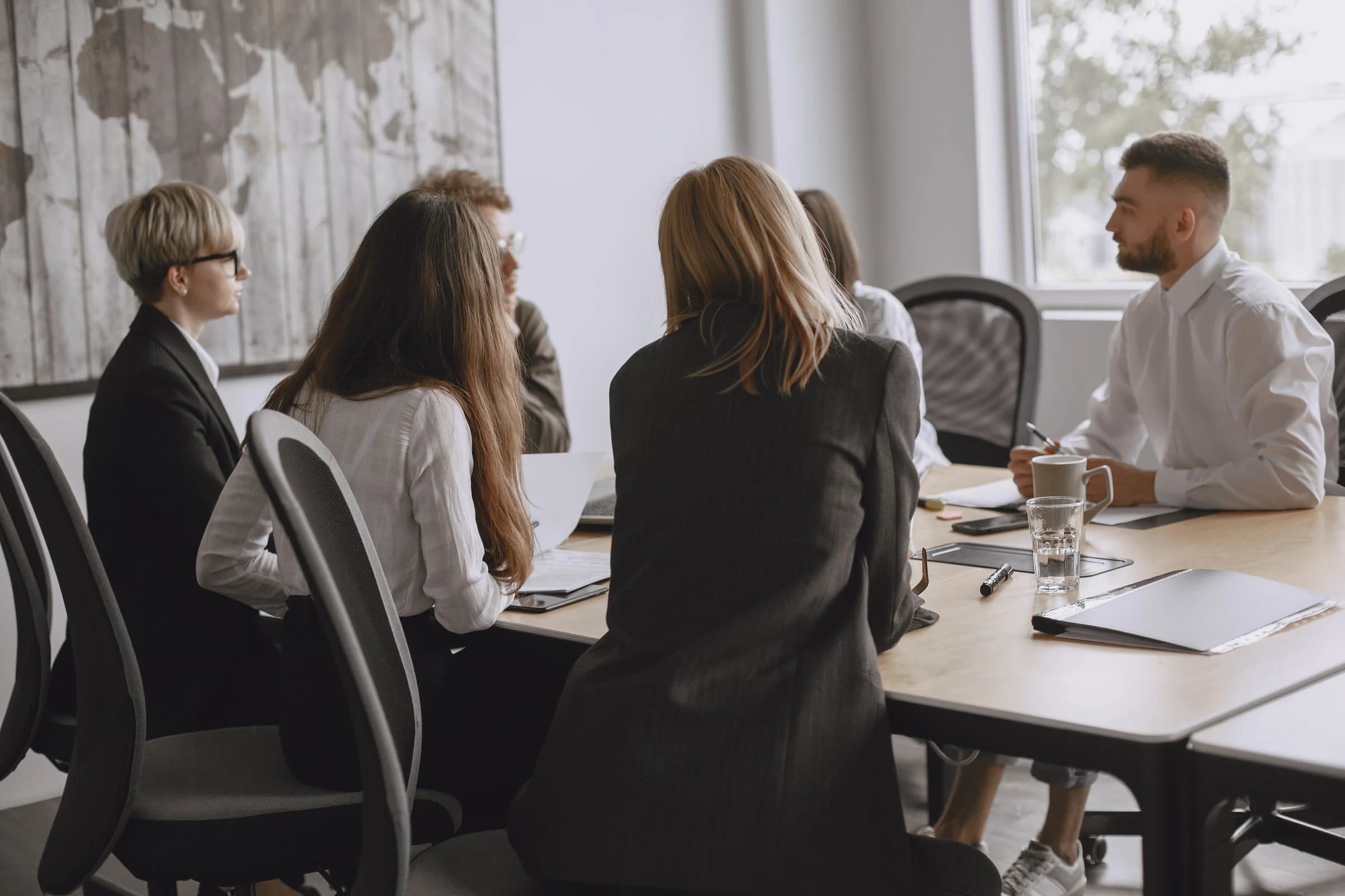 Entrepreneurs réunis autour d’un projet professionnel